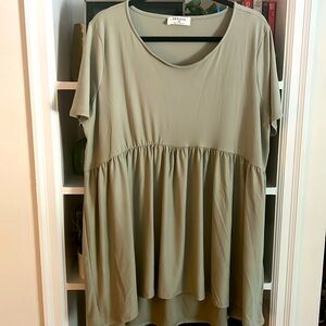 Zenana Baby Doll Tunic - Size 2x